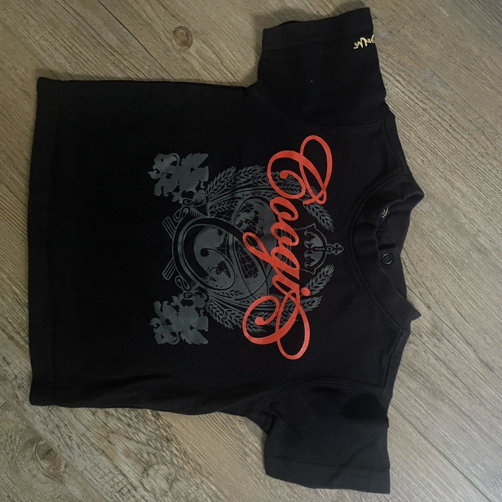 COOGI Toddler 12m Black Tee with Red Logo
